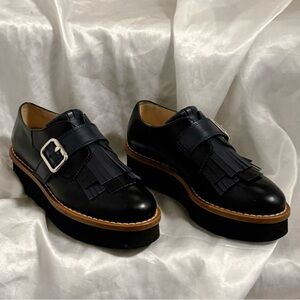 Tod's Kiltie Fringe Platform Loafers